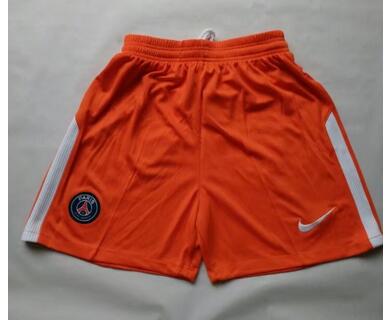 2017-18 PSG Orange Goalkeeper Shorts